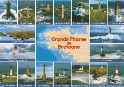 Lighthouses of Bretagne, France
