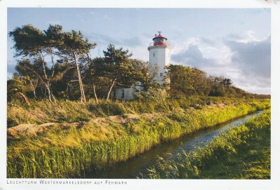 Westermarkelsdorf Lighthouse, Fehmarn Island, Germany