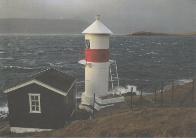Toftir Lighthouse, Eysteroy, Faroe Islands, Denmark