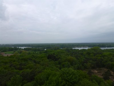 Uitzicht vanaf Uitzichttoren bij Hinsbeck