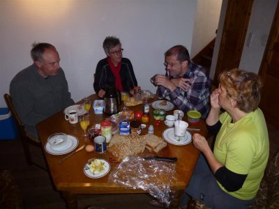 Ontbijt in Appartement Zum Mhlenberg bij Hinsbeck