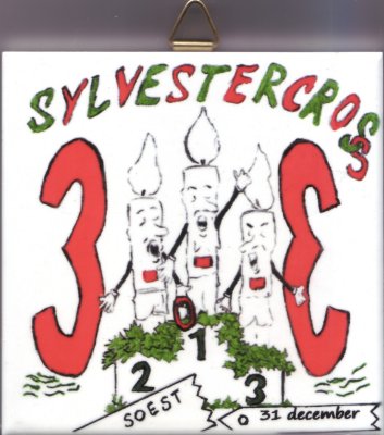 Herinnering 33ste Sylvestercross Soest 2013 : Tegeltje