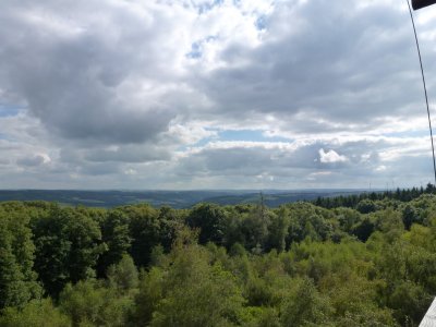 Uitzicht vanaf Brandtoren Wolfgarten