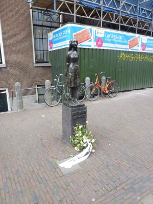 Monument  Anne Frank op de Westermarkt