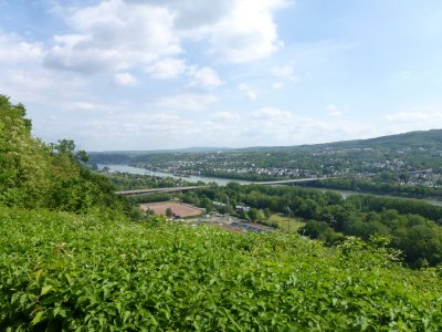 Koblenz, zicht op de Rijn