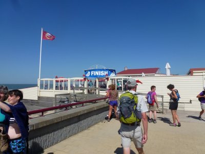 Einde Strandvijfdaagse in Rockanje