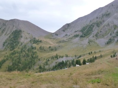 richting col de la  Colombiere