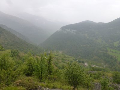 afdaling col de la  Colombiere