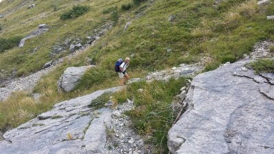 richting col de Crousette