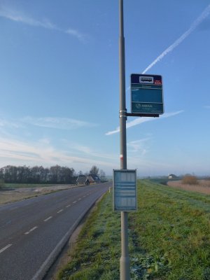 Start Streefkerk, bushalte Terlouw