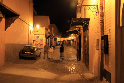 Walking the streets of Marrakach Medina