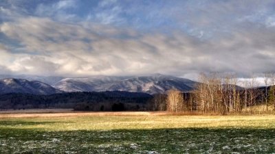 Cades Cove Snow On The Mountains.