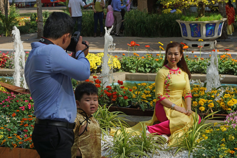 Flower Festival in Tao Dan Park
