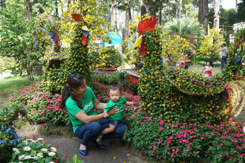 Flower Festival in Tao Dan Park