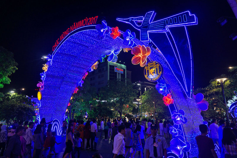 Flower Festival on Nyuen Hue Street