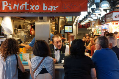 Juan & his PnotxoBar, La Boqueria