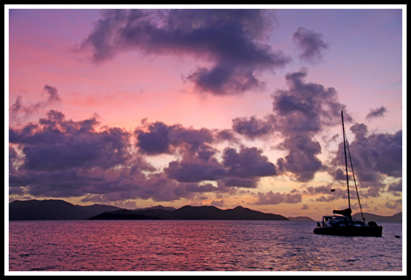 Magenta Sunset on the Bight