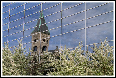 Saint Ambrose Cathedral in Spring