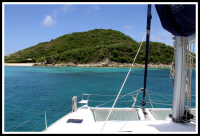 Sailing to Peters Island Deadman's Bay