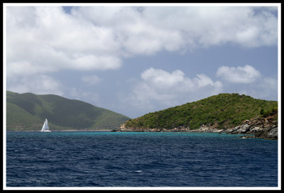Sailboat in the Islands