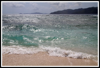 Blue Waves Coming Ashore