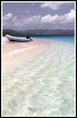 Dinghy on the Deserted Island