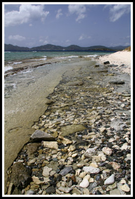 Pebbles on the Shore of Sandy Cay