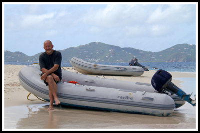 Pirate Whitebeard and his Dinghy