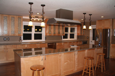 Kitchen with Granite and Lights