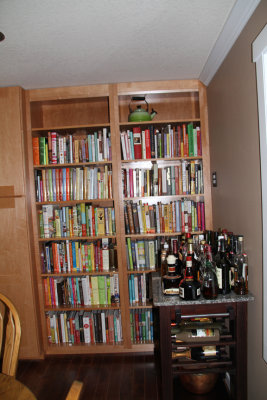 Cookbooks and Liquors Moved In