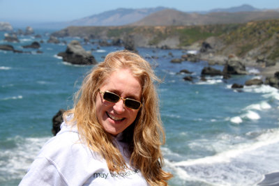 Cool Rochelle at the Ocean