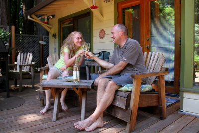 Randy and Rochelle Toasting