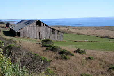 Run Down Barn on Sunny Afternoon