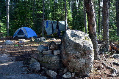 Campsite on Leano Lake