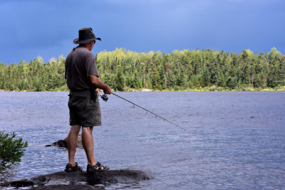 Fishing Woodland Caribou