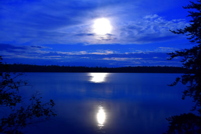 Moonlight on Leano Lake