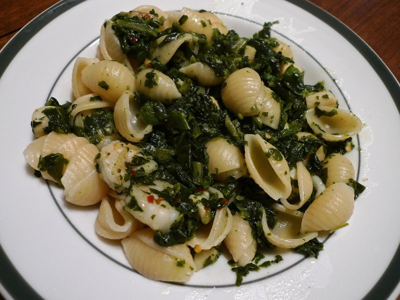 Seafood + Spinach Pasta