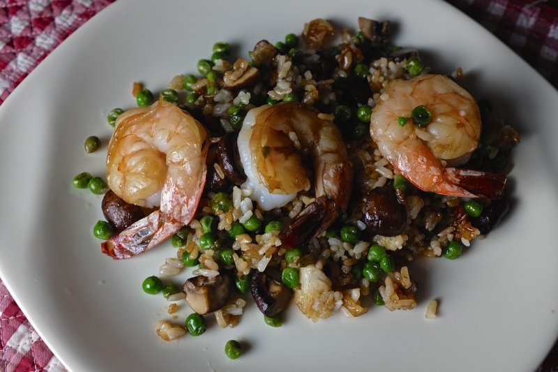 Shrimp with Peas - 08