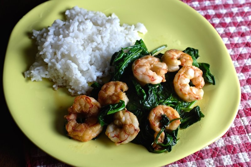 Spinach and Shrimp - 8