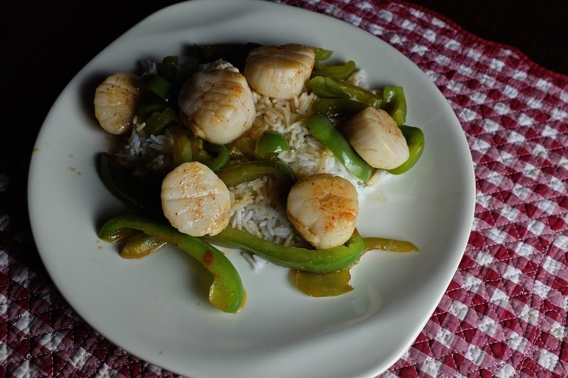 Scallops and Peppers - 10