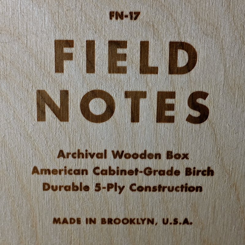 Archival Wooden Box