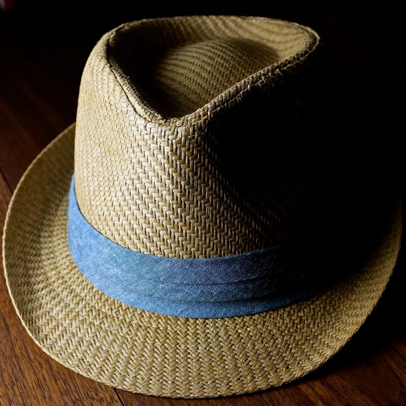 Hat with Gray Band