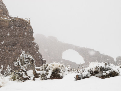 Arch in snow