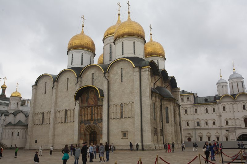 Churches inside Kremlin，克里姆林宫教堂