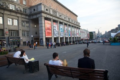 Mayakovski Square 马雅可夫斯基广场的剧院