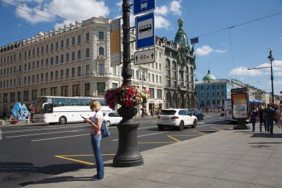 Nevski Prospect, the main shopping street