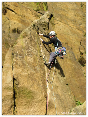 Climbing PeakDistrict MillstoneEdge IMG_5658 Mayday HVS 5a - 20140419
