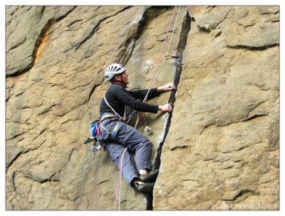 Climbing PeakDistrict MillstoneEdge IMG_5620 Mayday HVS 5a - 20140419