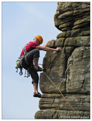 Climbing PeakDistrict FroggattEdge IMG_5774 ChequersButtress HVS 5a --- 20140421