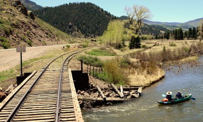 Bridge and Canoe